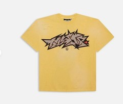 hellstar t shirt authentic large cracked