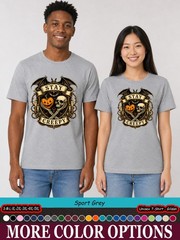Stay Creepy Bat Skull Shirt, Gothic Pumpkin Halloween Horror Tee
