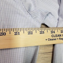Texas Standard Shirt Mens Large Blue Check Classic Fit Long Sleeve Button Down