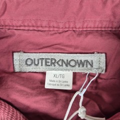 Outerknown Blanket Shirt Men’s XL Earth Red Casual Comfort Long Sleeve NWT