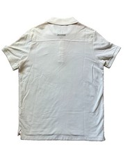 Ferrari Scuderia Ferrari Men’s L White Cotton Polo Embroidered Logo