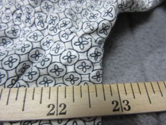 Gentlemen’s Outfitters Shirt Mens Large White Blue Geometric Flip Cuff Polka Dot