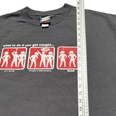 Vintage Y2K Top Heavy Naughty Parody T Shirt Men’s L Funny Humor