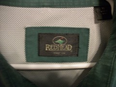 REDHEAD – BUTTON DOWN BASS PRO SHOPS “XL” FISHING SHIRT -60% COTTON 40% POLYSTER