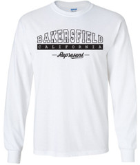 Bakersfield California State T-Shirt Long Sleeve Graphic Tees Unisex Apparel