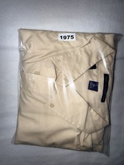 Port Authority Men’s Long Sleeve Button Down Shirt Beige Men’s 2XL NWT
