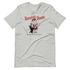 BONNIE DOON Ice Cream Restaurant Graphic Tee Shirt Short-Sleeve Unisex T-Shirt