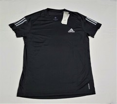 Adidas Mens OWN THE RUN Shirts S/S Training Black Jersey Tee Casual Shirt FS9799