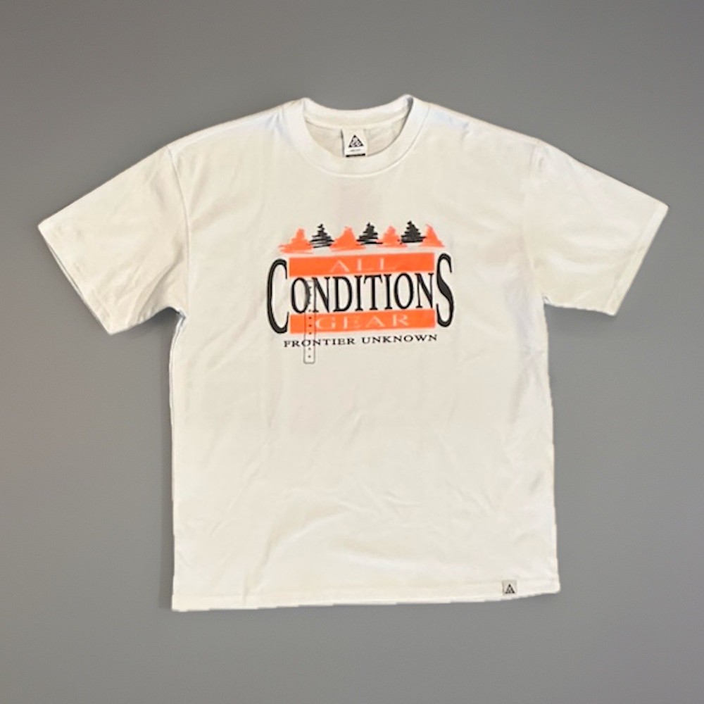 Nike ACG Men’s DRI-Fit Frontier Graphic T-Shirt Frontier White Small FZ6702-121