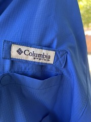 Columbia Fishing Shirt Long Sleeves Blue PFG Omni Shade Men’s XL