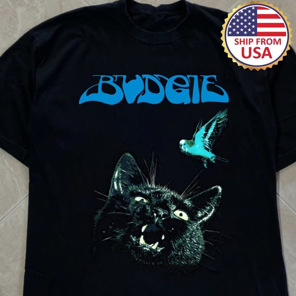 Budgie Band Cat & Bird Shirt Unisex Concert S-5XL TU721