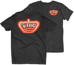 THE KING SPEED SHOP Illinois Black Tee T-Shirt Hot Rod Dragster Drag Racing US30