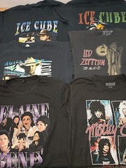 6 T-Shirt Lot Rap Rock Country Bundle Random Sizes