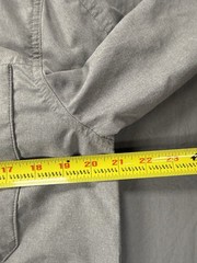 Wrangler ATG Mens Button Down Long Sleeve Lightweight Size Medium Outdoor Gray