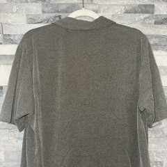 Vintage Men’s Claiborne Modal Hunter Green Polo Shirt Top Black Ribbed M Medium