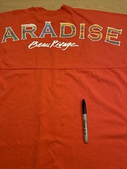 PARADISE Beau Rivage Hotel Casino Spirit Jersey NEW Long Sleeve Shirt XL Orange