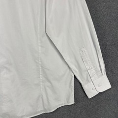 Giovanni Uomo Slim Fit White Button Down Dress Shirt Mens 17.5 32-33