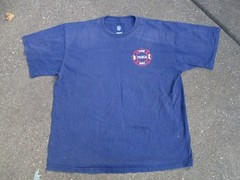 Fruit of the Loom Itasca Illinois Fire Rescue Department Blue Men’s XL T-Shirt