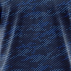 Blue Camo Slim Fit Golf Polo, Lightweight Performance Shirt