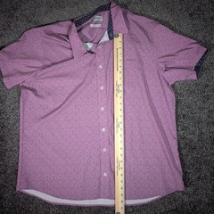 Nick Graham 3 pcs Button Up Shirt Men’s 2XL Stretch Modern Fit Geo Print EUC