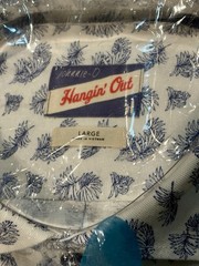 NWT Johnnie-O Hanging Out Mens L All Over Print Short Sleeve Polo Shirt