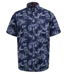 D555 Duke Big Mens Navy Hawaiian Shirt Short Sleeves 2XL 3XL 4XL 5XL 6XL 101702