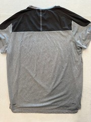 Spyder Active T Shirt Men’s Large Gray Chest Logo Track Gym Casual