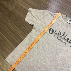 Vintage Y2K Old Navy T Shirt Mens Medium Spellout Grunge Gray