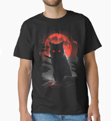 Evil black cat Classic T-Shirt
