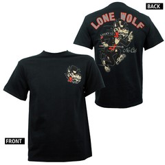 Authentic LUCKY 13 No Club Top Hat Lone Wolf Rockabilly T-Shirt S-4XL NEW