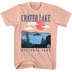 United States Crater Lake National Park Cascade Mountains Oregon Men’s T Shirt