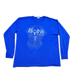 Bone Collector Shirt Mens 2XL Blue Graphic Buck Deer Hunter Long Sleeve Tee LS