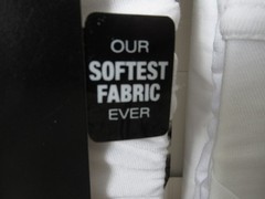 Hanes White T Shirts XL Tagless 4 Total Softest Fabric Supersoft Slim Modern Fit