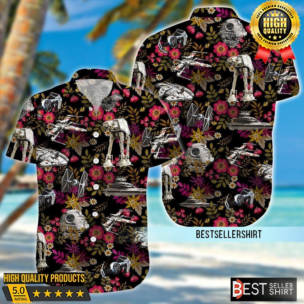 Star Wars Hawaiian Shirt Star Wars Button Shirt Short Sleeve Star Wars