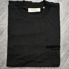 ESSENTIALS Men’s Fear of God Black Stretch Limo Tee Size M