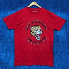 Def Leppard “Love Bites” Graphic T-Shirt Size Large