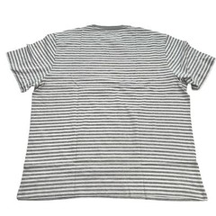 Amazon Essentials Men’s Gray Striped Reg-Fit Short Sleeve Crewneck T-Shirts 2XL