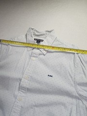 Michael Kors Men’s Slim Fit ButtonUp Dress Shirt with Polka dot Sz Medium #050