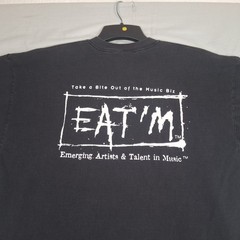 Eat’m MUSIC BAND TALENT SHIRT 2XL Retro Y2K Emerging Artists Black Rock Tour 90s