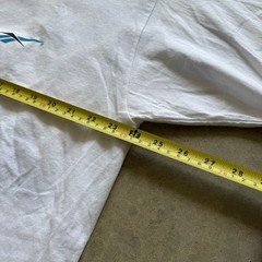 Vintage 90s Deadstock Reebok Big Logo Spellout T-Shirt White