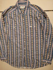 Vintage Guess Aztec Western Button Shirt Men Medium Abstract Rodeo USA Geometric