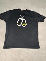 Next Level Apparel T Shirt Mens XL Black SoldierFit Graphic Print Logo Cotton