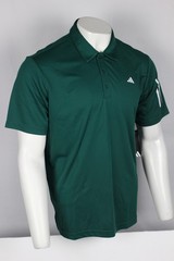 Adidas Men’s Golf Polo 3 Stripe Sleeve Short Sleeve Shirt College Green ADVR0822