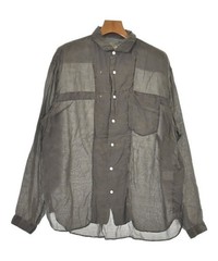 INNAT Casual Shirts GrayBeige 2(Approx. M) 2200695617059