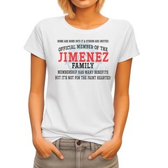 Jimenez CLAN MENS FAMILY T-SHIRT BIRTHDAY PRESENT