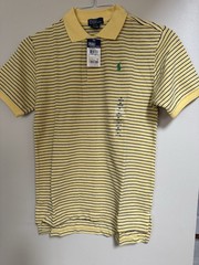 Polo Ralph Lauren Men’s Striped Short Sleeve Polo Shirt M Cotton Knit Logo
