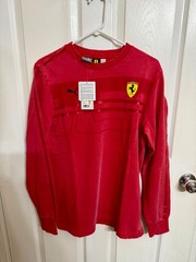 PUMA Scuderia Ferrari Race Desert Sun Las Vegas Crew Neck Long Sleeve T-Shirt Me