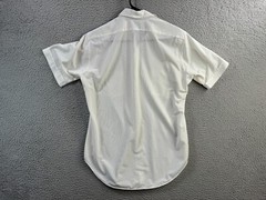 Vintage Arrow Shirt Mens Large 22×30 White Dectone Button Chin Strap 60s USA