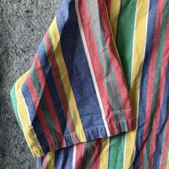 Hunt Club Mens 2XLT Vintage Vertical Stripe Button Down Shirt 100% Cotton NWOT
