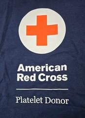 American Red Cross Donate Platelets Eat Snacks Help Save Lives REPEAT XL T-Shirt
